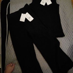 Ottoman curlot blue pants and top